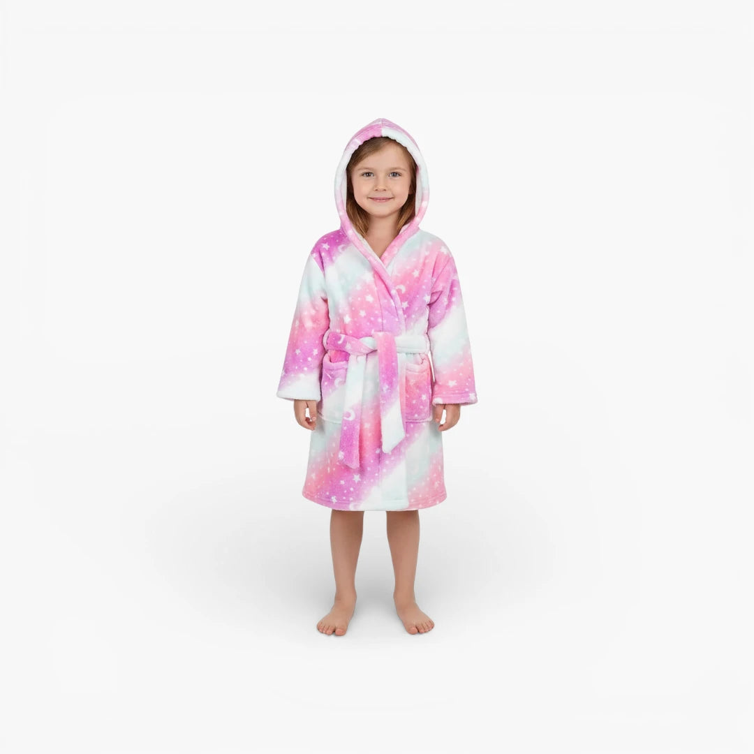 Peignoir Enfant avec étoile et Lune