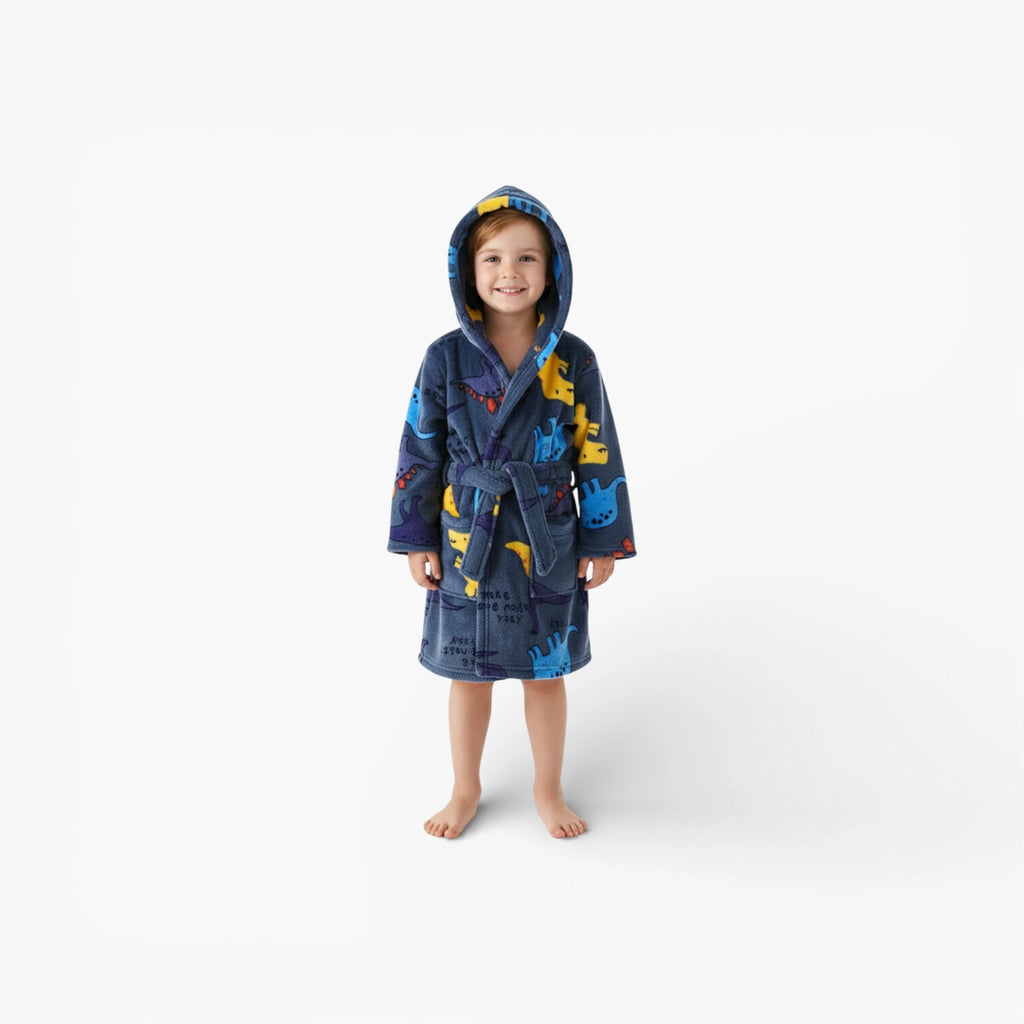 peignoir enfant dinausore