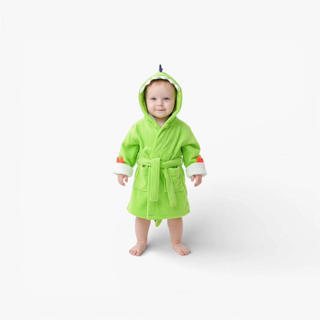 Peignoir bébé dinosaure