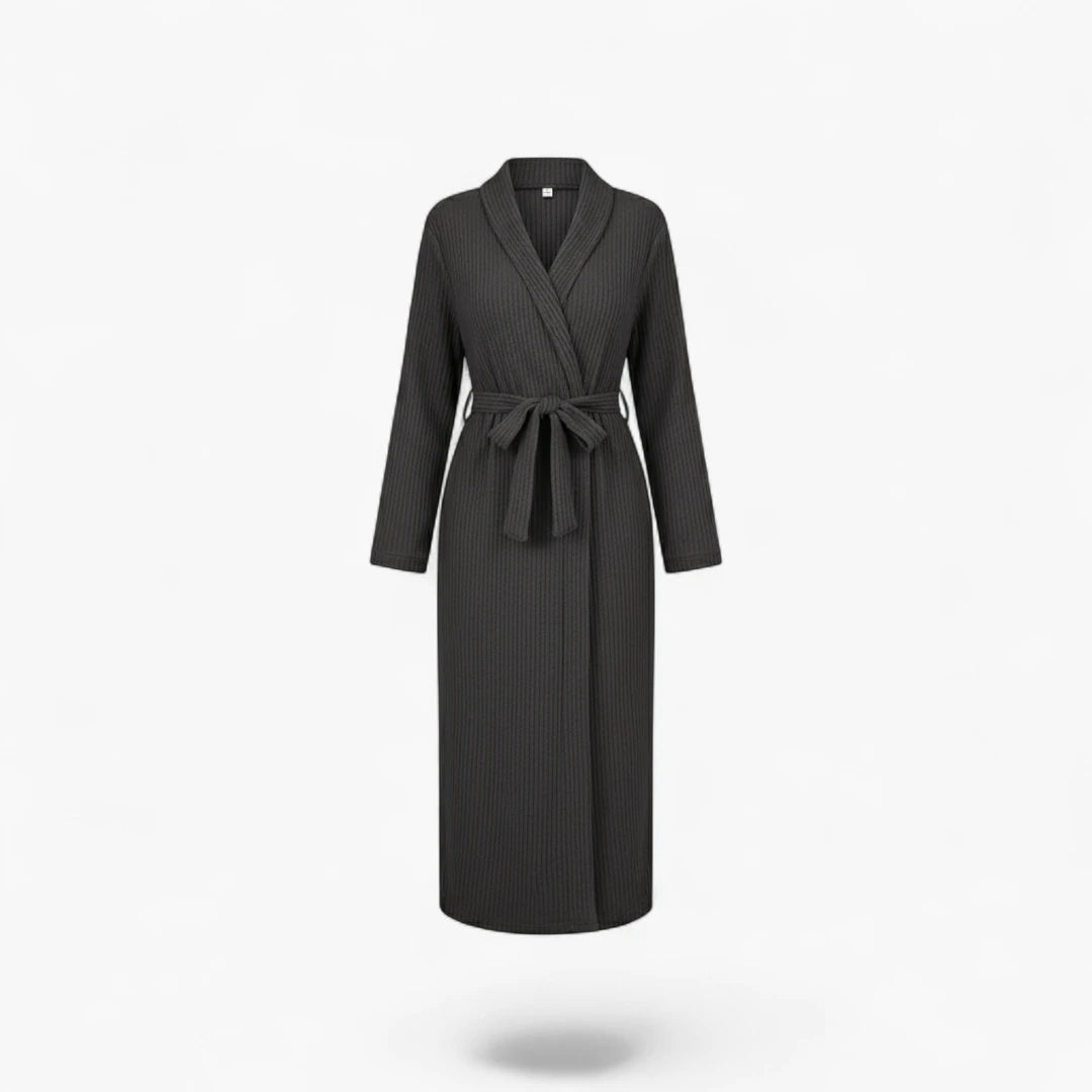 Peignoir Court Femme Manches Longues Polaire