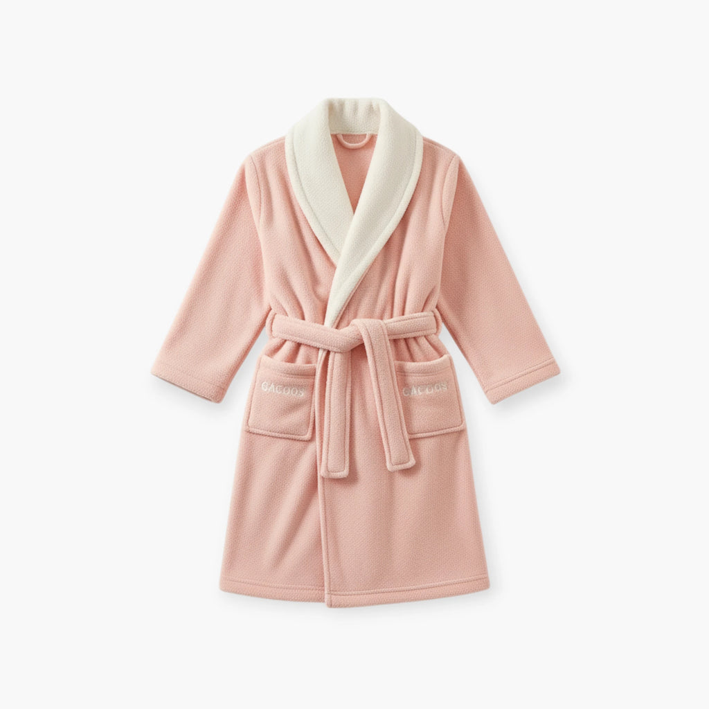 peignoir fille tout doux en polyester
