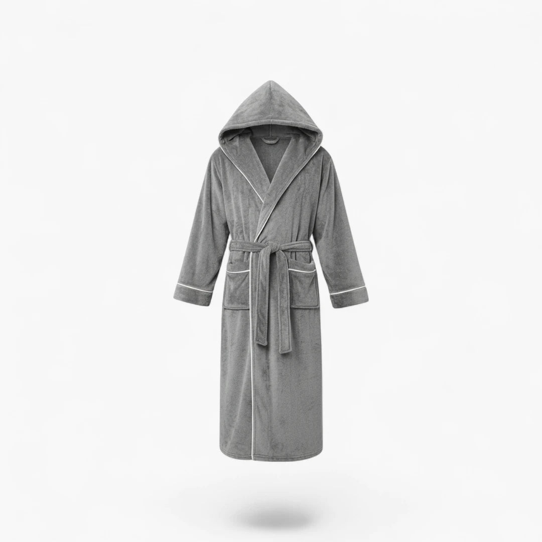 Peignoir Long à Capuche Homme