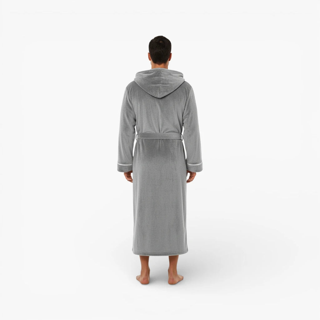 Peignoir Long à Capuche Homme