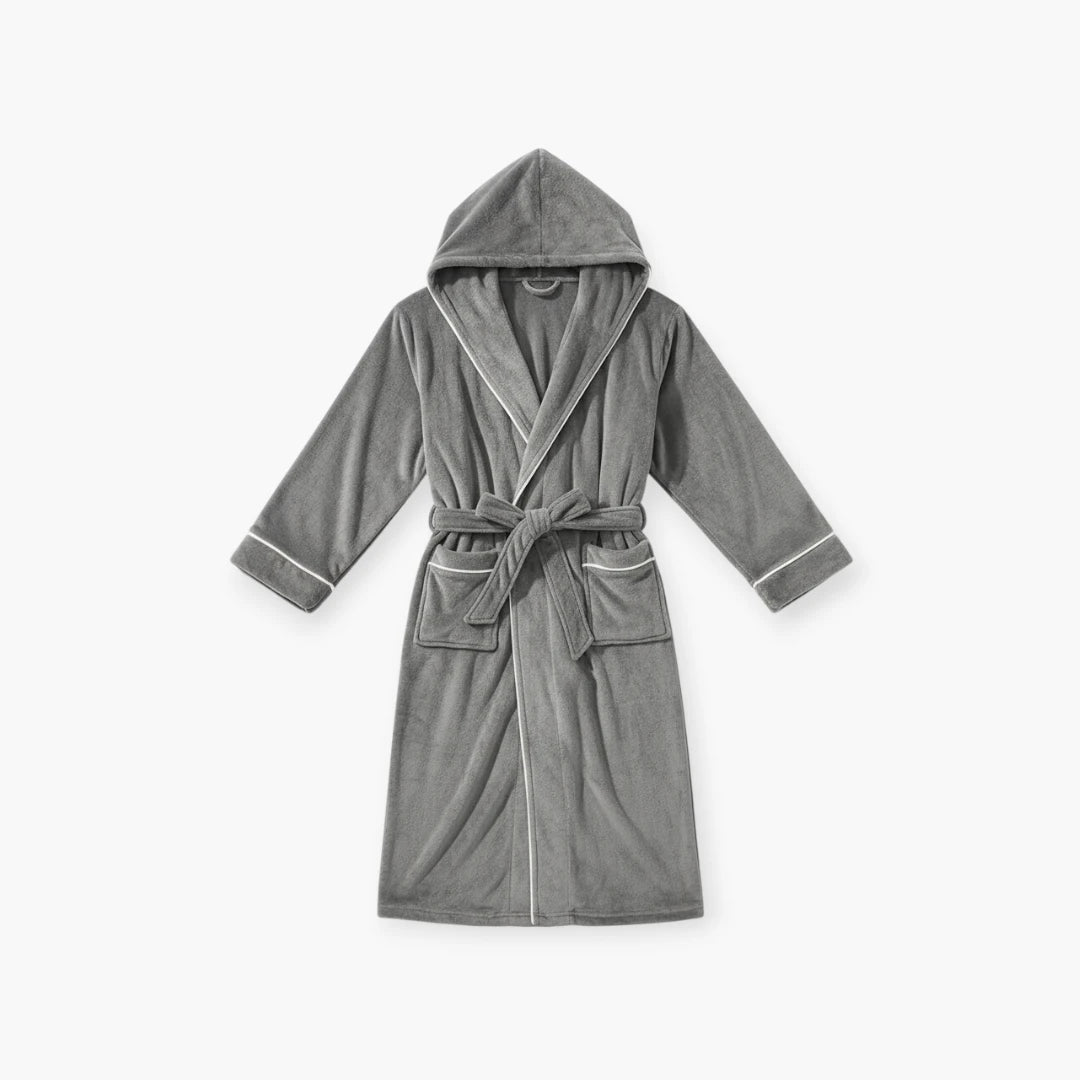 Peignoir Long à Capuche Homme