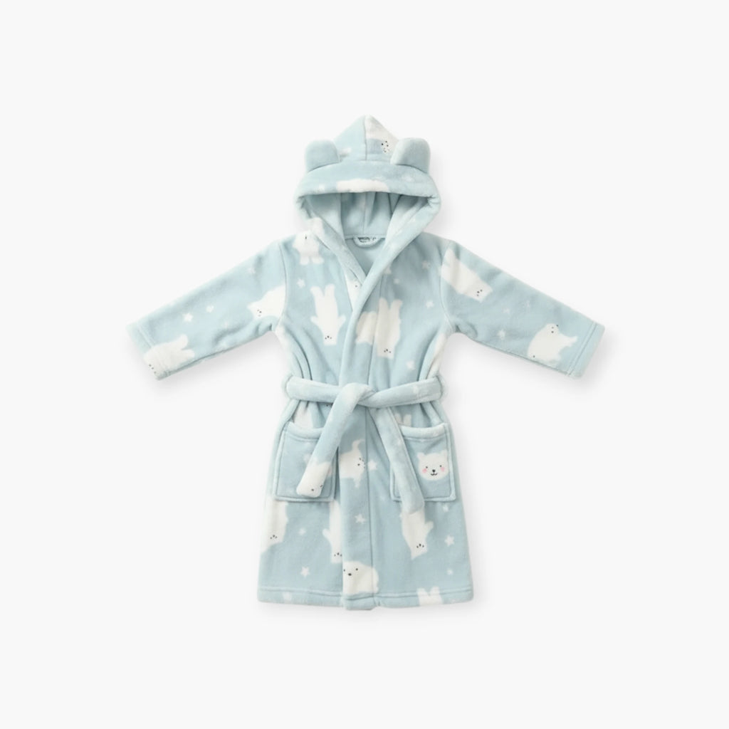 Peignoir Enfant Ours Blanc