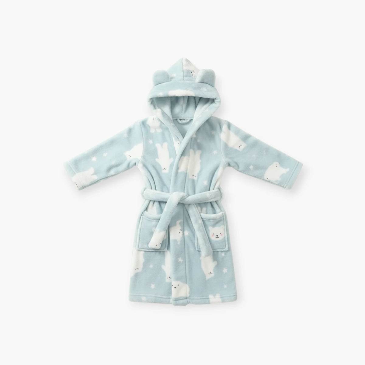 Peignoir Enfant Ours Blanc