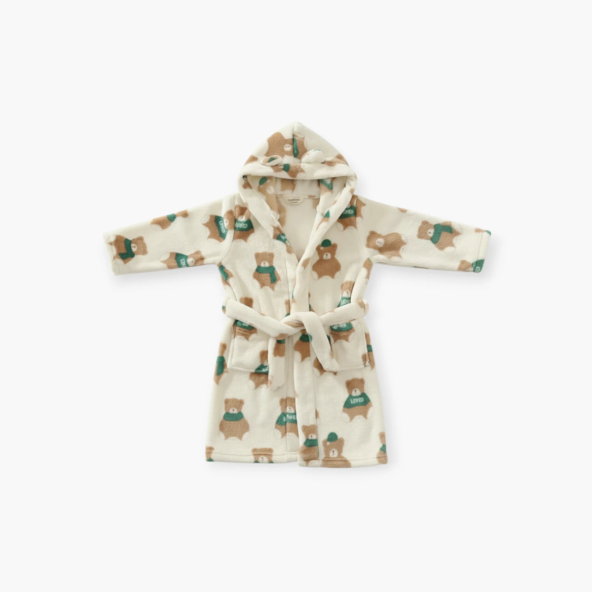 Peignoir Polaire Enfant Ourson